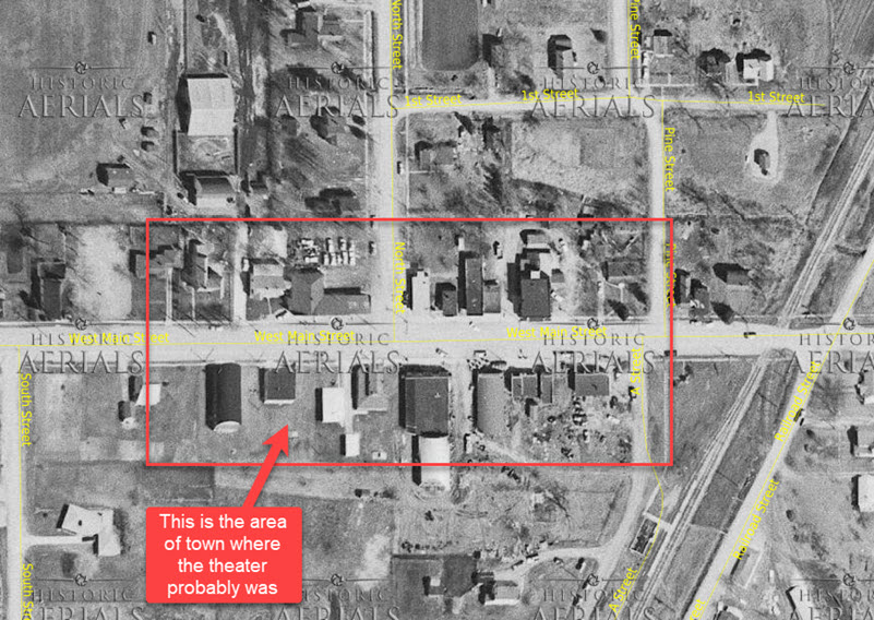 Turner Theatre - 1965 Aerial (newer photo)